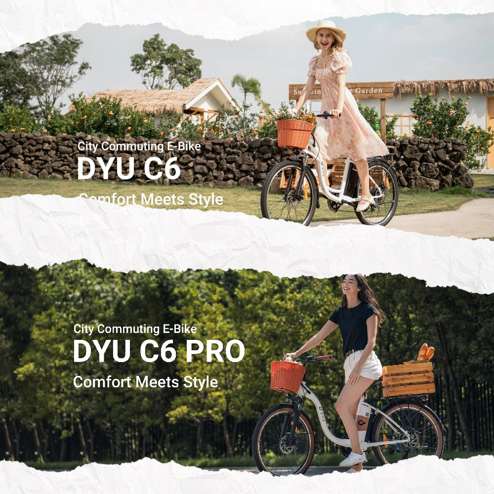 DYU C6 vs C6 Pro: Which City E-Bike Fits Your Commute?