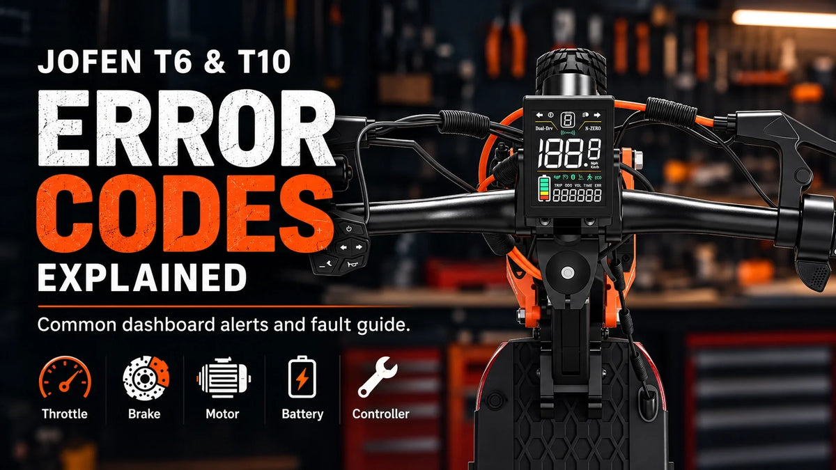 JOFEN T6 & T10 Error Codes: Troubleshooting and Repair Guide