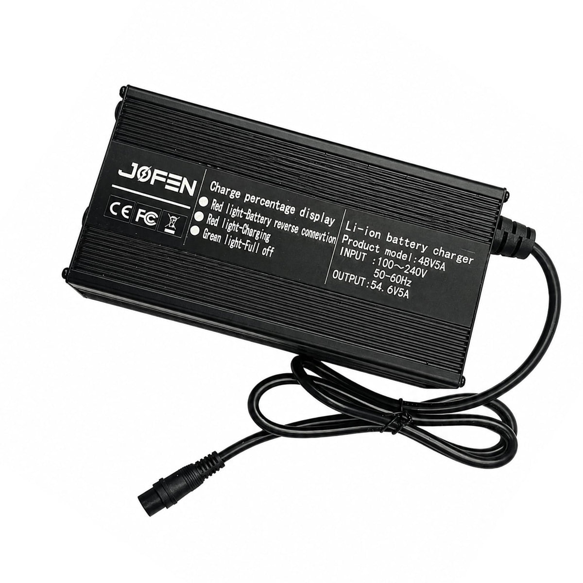JOFEN T6 48V 5A Fast Charger, US/EU Plug Options