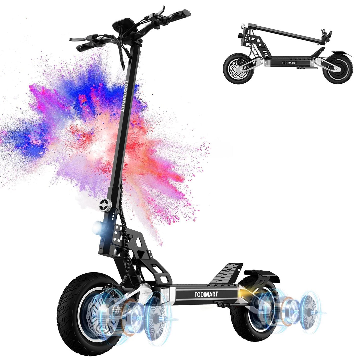 TODIMART S13 Dual Motor Off-Road Electric Scooter