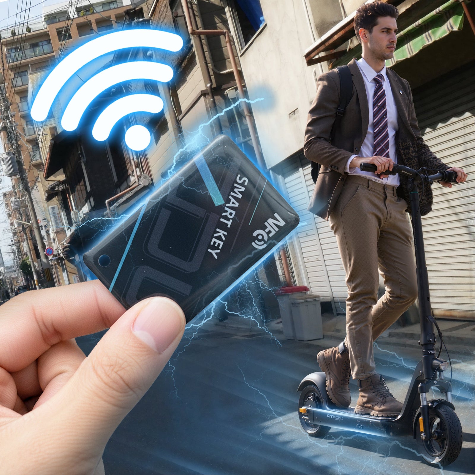 Kit di Sblocco Velocità JOYOR C10-E – Centralina, Display e Interruttore con Funzione di Sblocco NFC