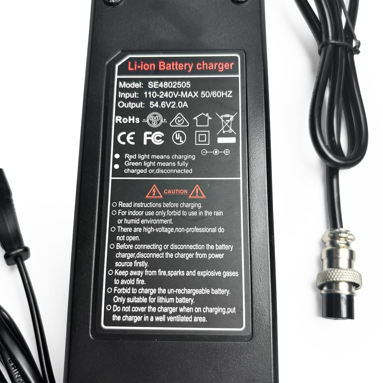 JOYOR 48V 2A Electric Scooter Charger, EU Plug, Multi-Model Compatible