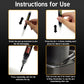 Stylo de retouche peinture noir mat pour scooters – Résistant à la chaleur et étanche