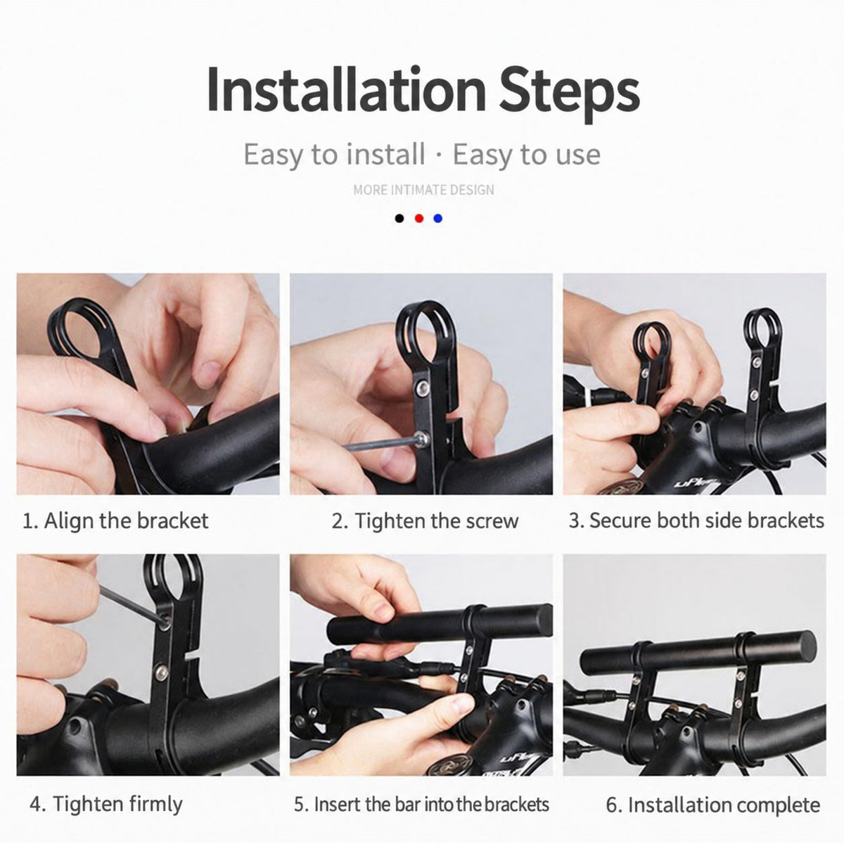 Soporte de extensión para manillar de patinetes eléctricos y bicicletas