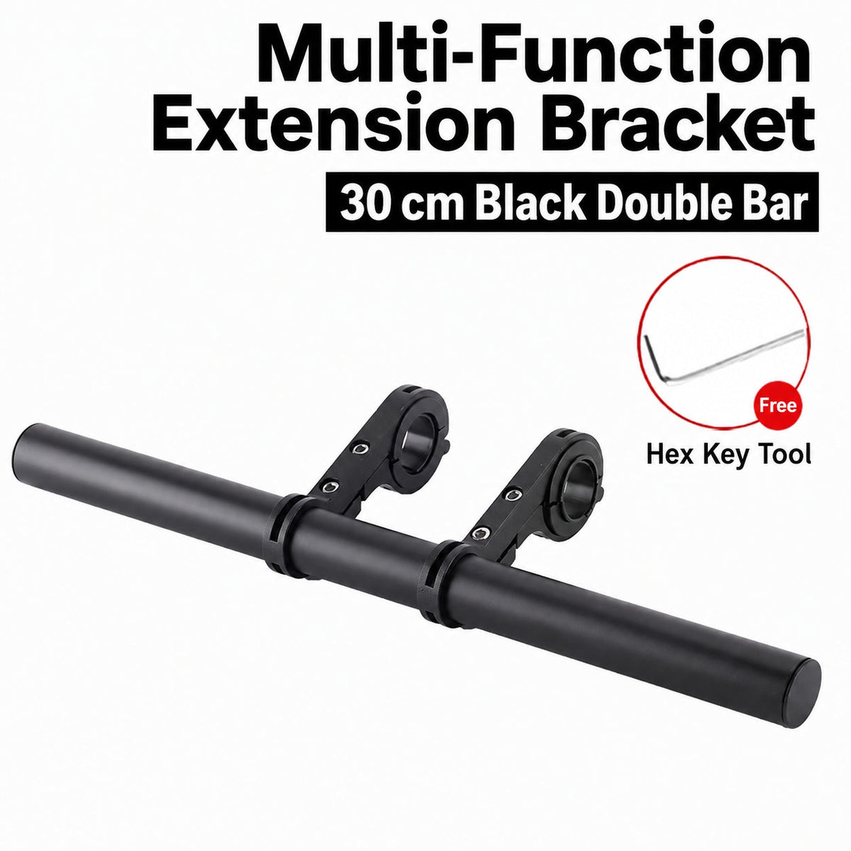 Soporte de extensión para manillar de patinetes eléctricos y bicicletas