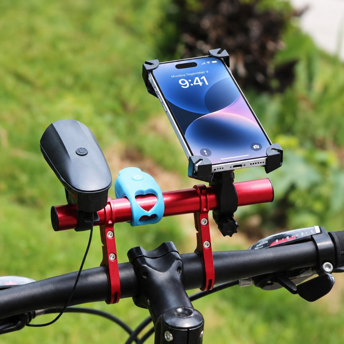 Soporte de extensión para manillar de patinetes eléctricos y bicicletas