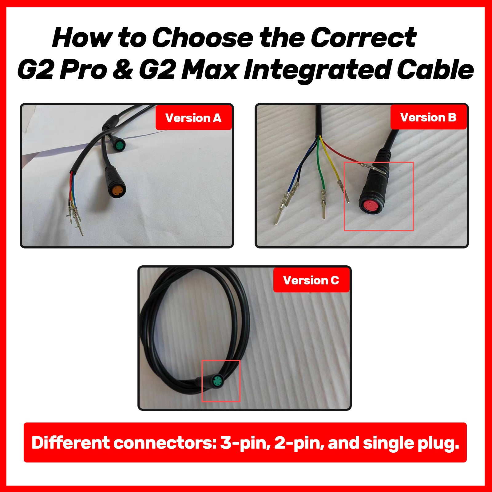 KuKirin G2 Pro G2 Max Integrated Cable B (EU23 Version)