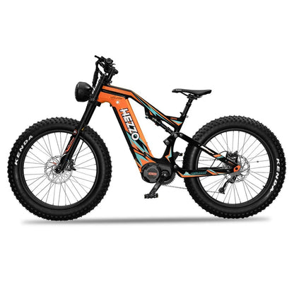 HEZZO K9 Carbon / Mid-drive Fat Tire Electric MTB