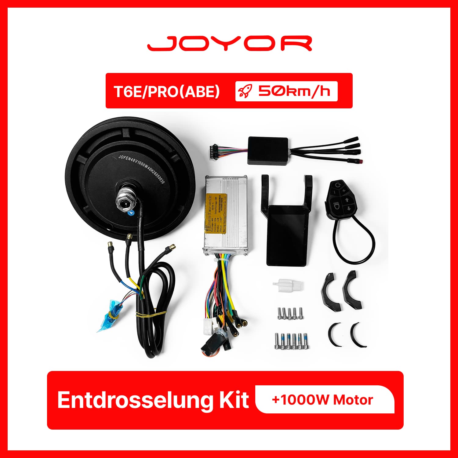 JOYOR T6E / T6E PRO (ABE) Speed Unlock Kit – Controller & Display for Higher Speed