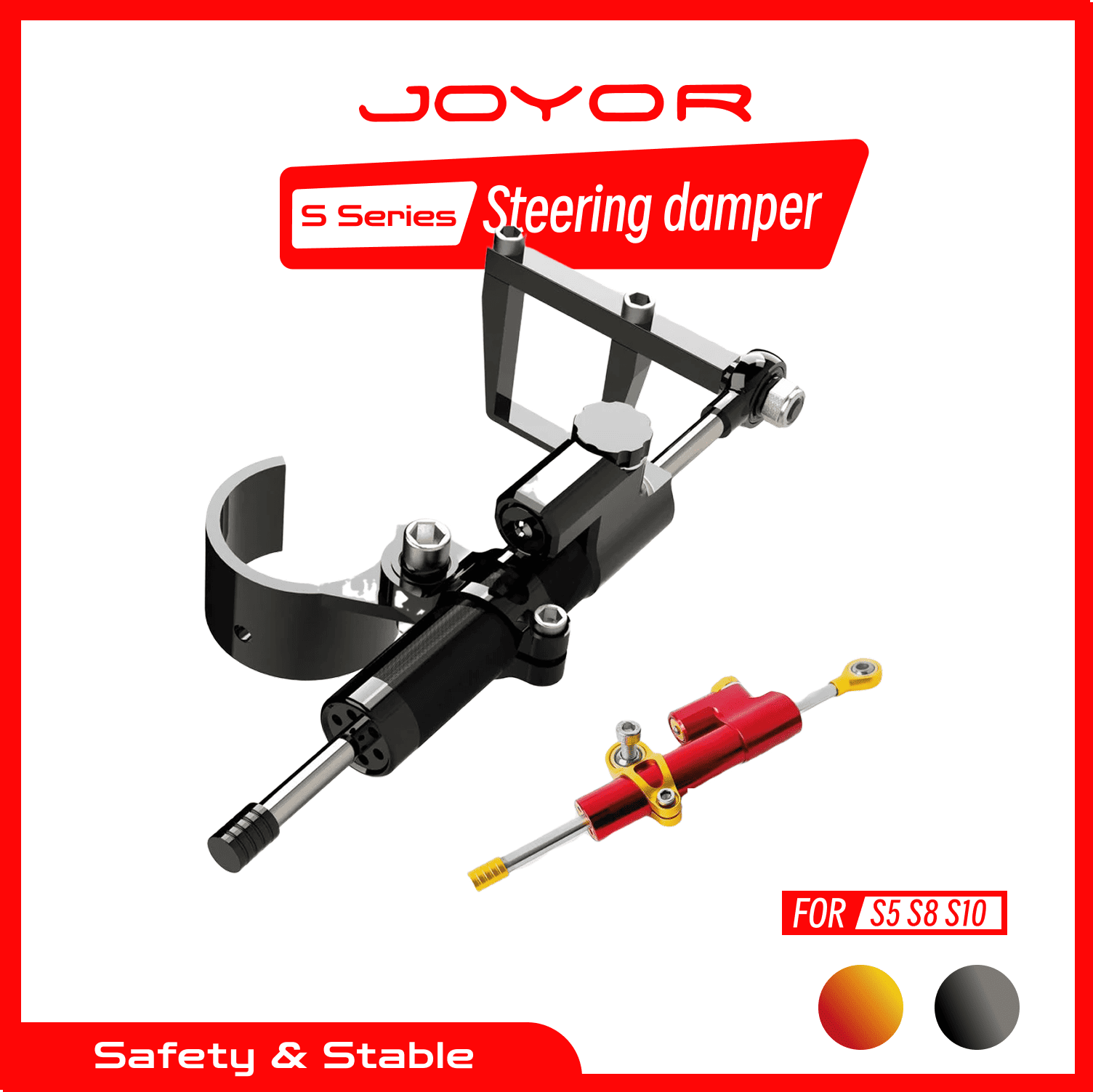 JOYOR S8-S S Series Damper (Black)