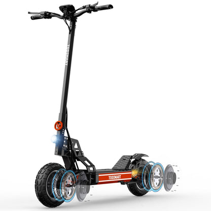 TODIMART S13 Dual Motor Off-Road Electric Scooter