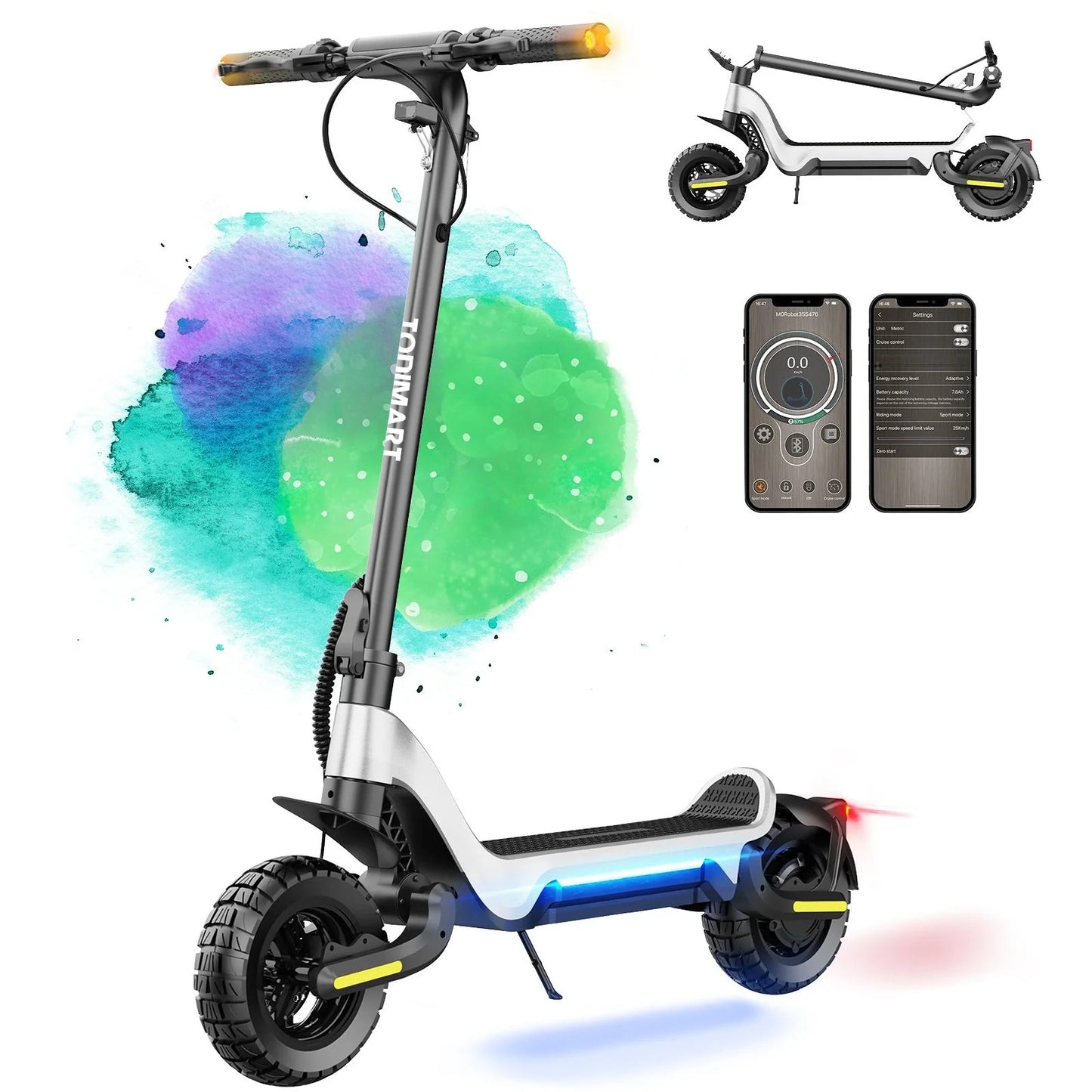 TODIMART X5 (Bluetooth APP)800W off-road electric scooter