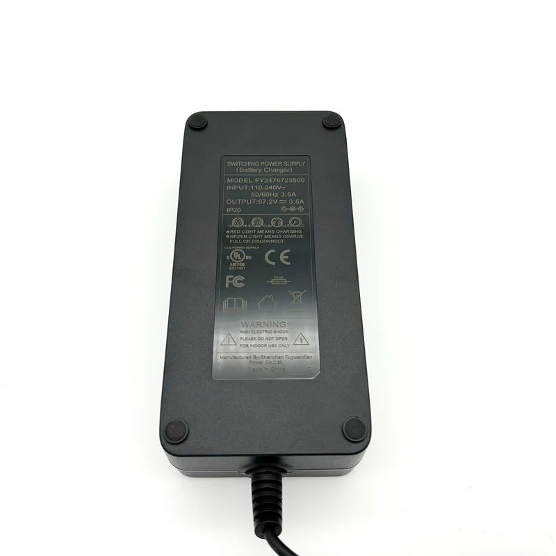 Cargador de carga superrápida de 60 V y 3,5 A