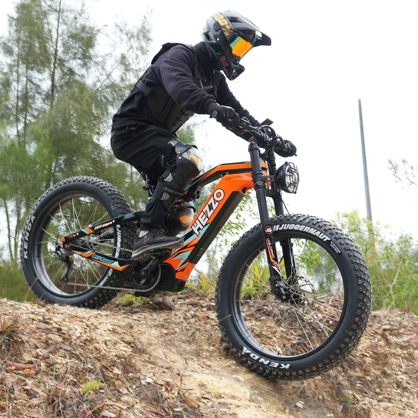 HEZZO K9 Carbon / Mid-drive Fat Tire Electric MTB