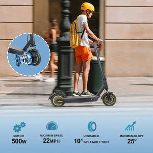 Patinete eléctrico urbano FREEBOY-J05 de 10 pulgadas