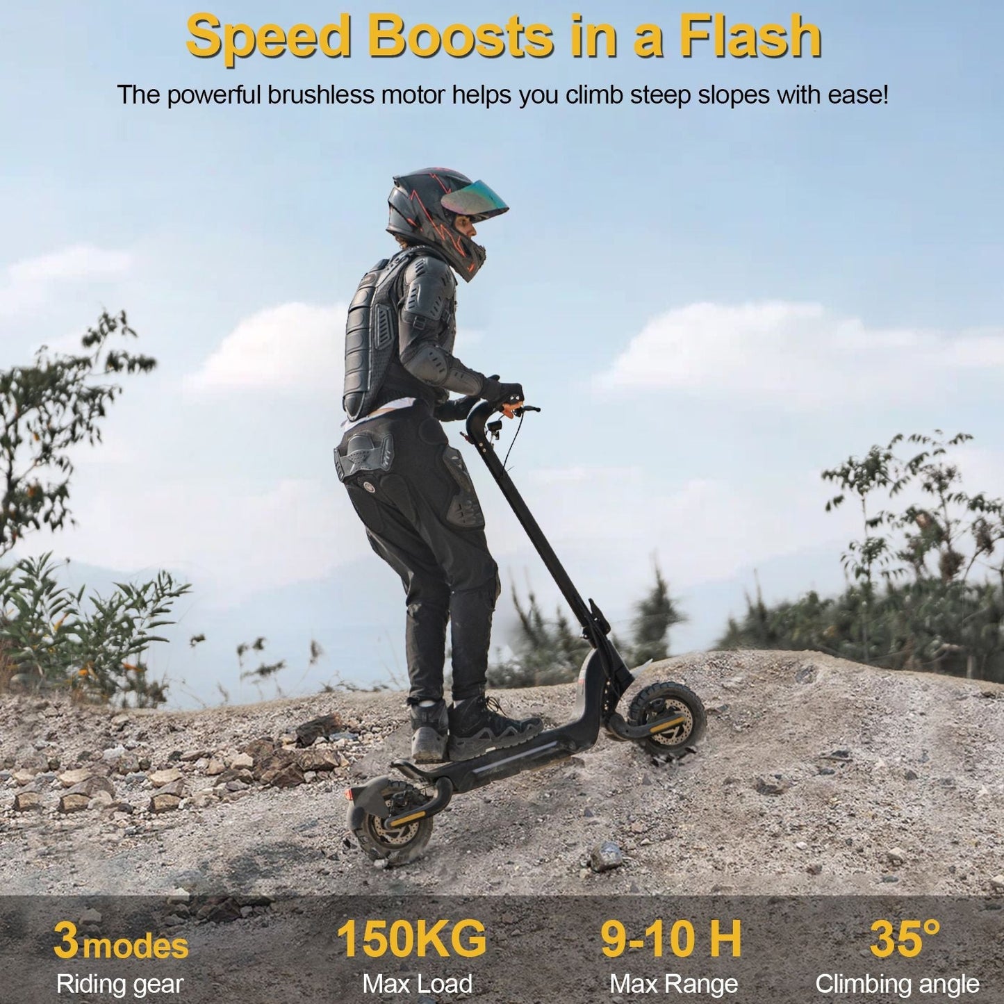 TODIMART X5S Dual motor Off-Road electric scooter
